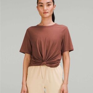 NWT Lululemon Crescent Tee - Ancient Copper, Size 4